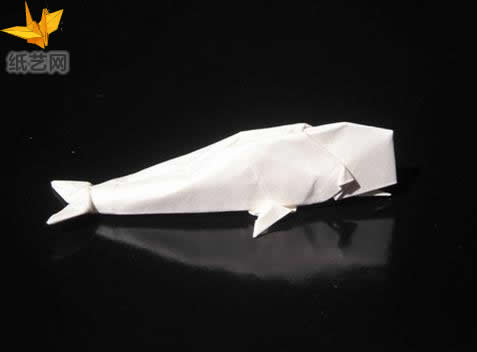【海洋动物折纸大全】折纸抹香鲸手工折纸图谱教程