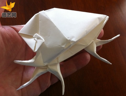 【海洋动物折纸大全】蝎螺手工折纸图解教程