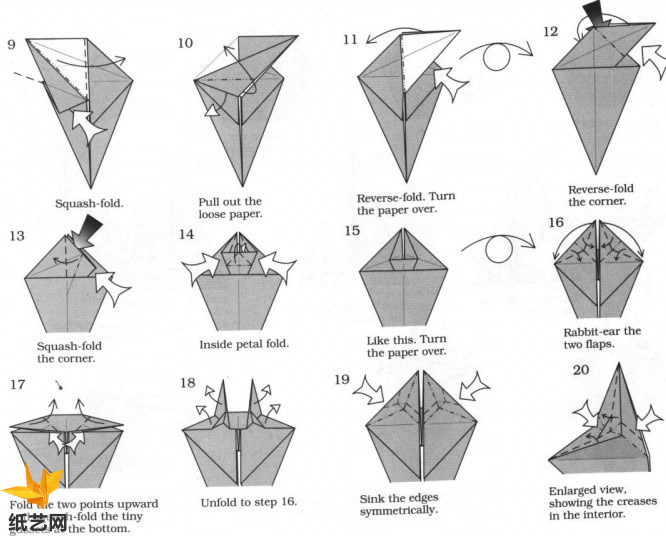 学习简单的折纸蝎螺让我们制作出精美的折纸蝎螺