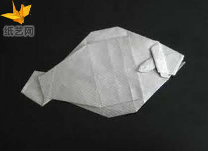 【海洋动物折纸大全】比目鱼手工折纸图解教程
