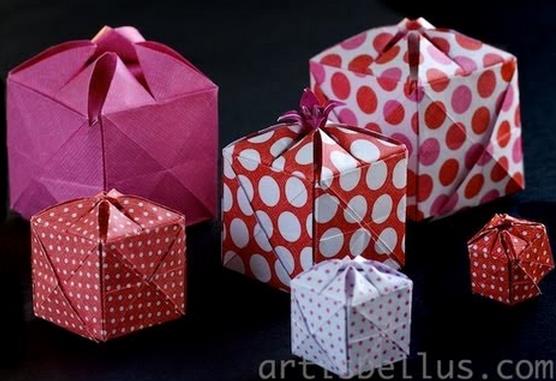 折纸花盒子大全手把手教你制作折纸花包装盒的折法