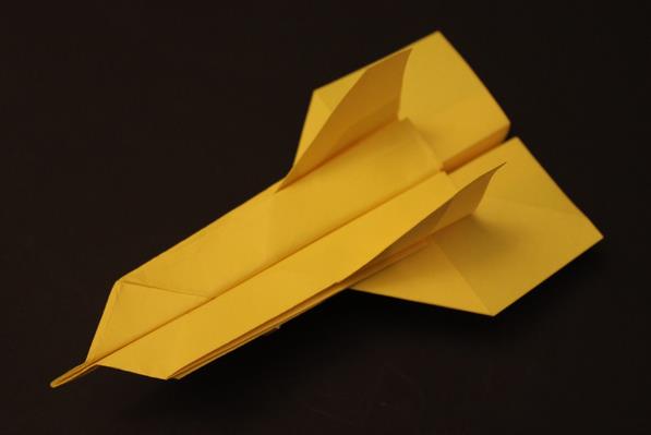 火箭折纸飞机教程手把手教你制作创意折纸战斗机