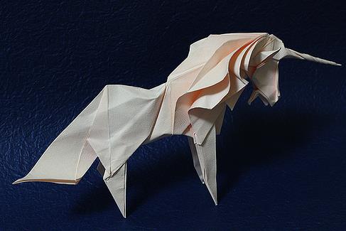折纸大全折纸独角兽手工折纸视频教程