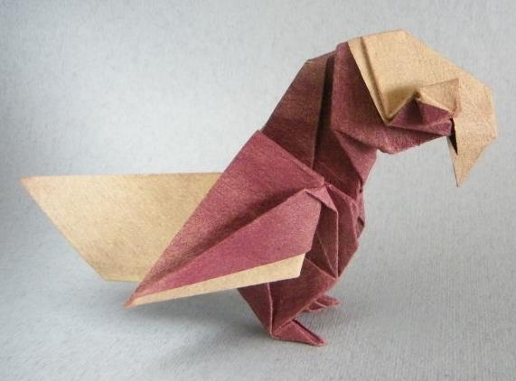折纸大全之折纸鹦鹉手工折纸视频教程