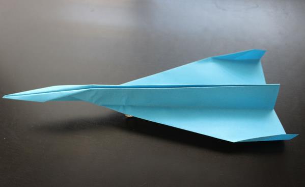 折纸飞机手工折纸大全教你极速梭形折纸战斗机的手工折法