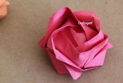 川崎玫瑰视频教你最新川崎玫瑰花折法视频教程