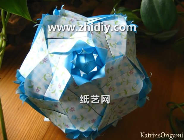 手工折纸花球大全的教程手把手教你制作精美的星光折纸花球