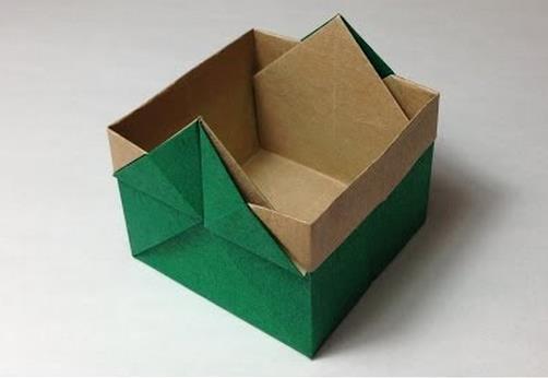 实用折纸收纳盒|折纸盒子手工折纸视频教程