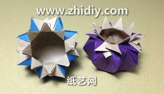 可爱手工折纸花瓶折纸教程手把手教你制作出精美的手工折纸盒子