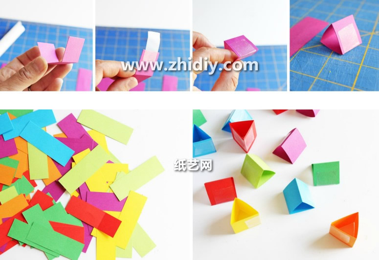 学习折纸积木的基本制作教程帮助你更好的展示出折纸积木的制作特点