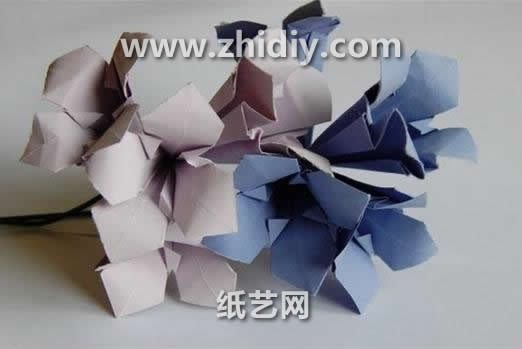 手工折纸龙胆花的折法教程手把手教你制作可爱的折纸龙胆花