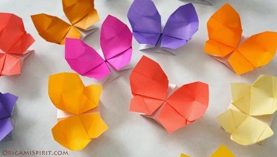 折纸蝴蝶盒子的折法教程手把手教你折纸蝴蝶小礼盒的折法