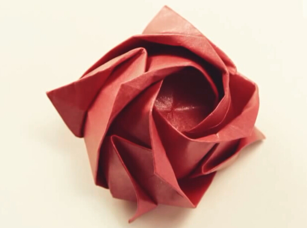 川崎玫瑰花的折法之视频详解川崎玫瑰如何手工制作