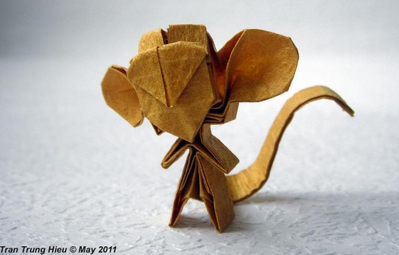 折纸大全之超酷手工折纸小悟空折纸小猴子制作教程