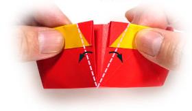 有效的折叠可以让你的折纸心收纳盒立体感十足