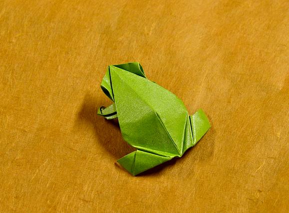 纸青蛙折纸大全之折纸蟾蜍手工折纸视频教程