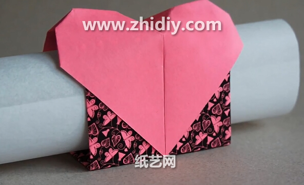情人节手工折纸教程教你快速制作出漂亮的手工折纸心折纸信纸套