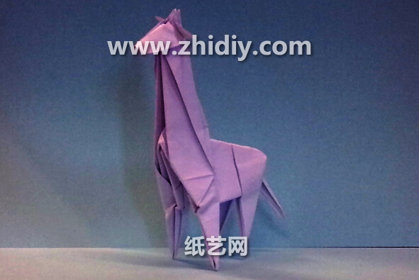 折纸长颈鹿的手工折纸教程教你如何快速制作出漂亮的折纸长颈鹿