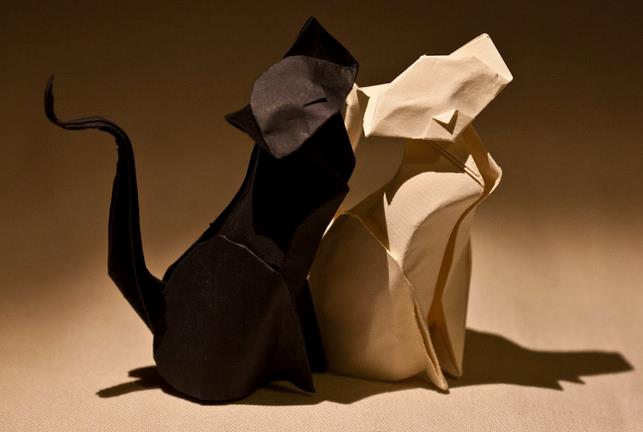 小猫折纸大全之可爱折纸小猫的手工制作教程