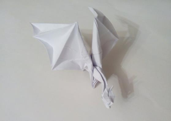 折纸飞龙的手工折纸视频教程