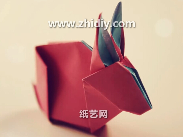 手工折纸视频教程手把手教你制作中秋节手工折纸小兔子