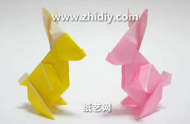 手工折纸大全手把手教你制作出可爱的手工折纸小兔子