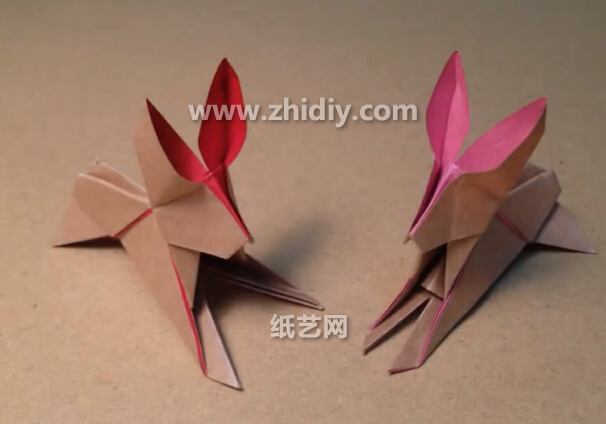 手工折纸视频教程手把手教你如何制作出可爱的手工折纸小兔子