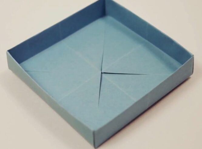 折纸收纳盒简单小盒子手工制作教程