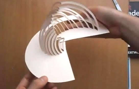 现代立体剪纸造型手工制作教程