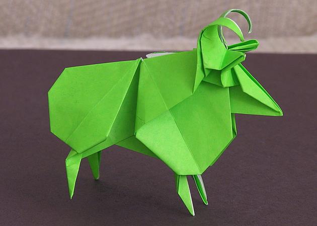 手工折纸绵羊如何折的手工制作视频教程