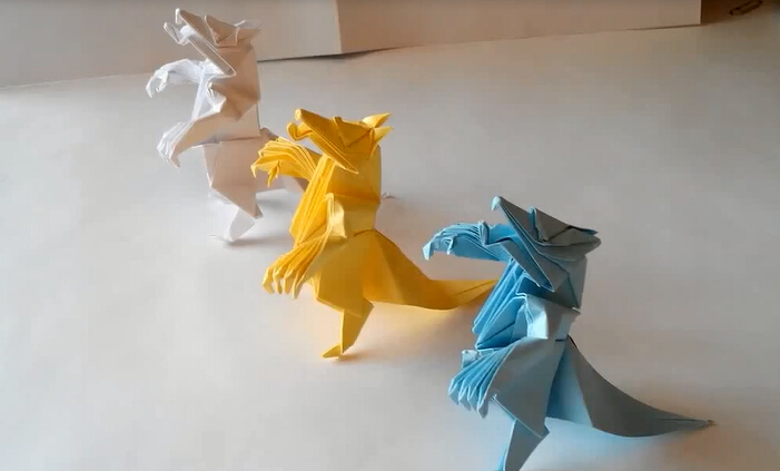 折纸狼人手工折纸视频教程