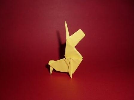 手工折纸大全教程之简单折纸独角兽的手工折纸视频教程