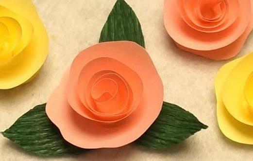 纸玫瑰花的手工制作教程教你简单漂亮的卷纸玫瑰