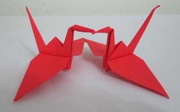 千纸鹤的折法之接吻千纸鹤手工制作视频教程