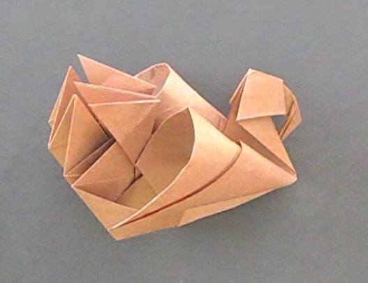 感恩节礼物立体折纸火鸡的折法教程手把手教你火鸡如何制作