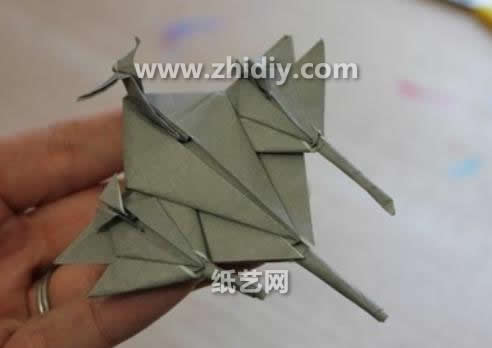 纸飞机折法大全手把手教你折纸喷气式飞机的折法 