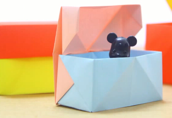 情人节礼物手工折纸包装盒的折纸盒子如何叠