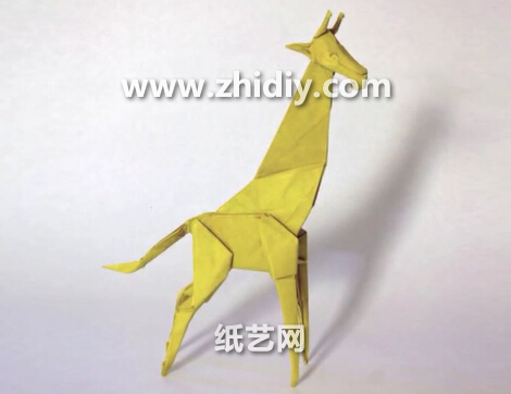 手工折纸长颈鹿折纸视频教程教你学习可爱的折纸长颈鹿