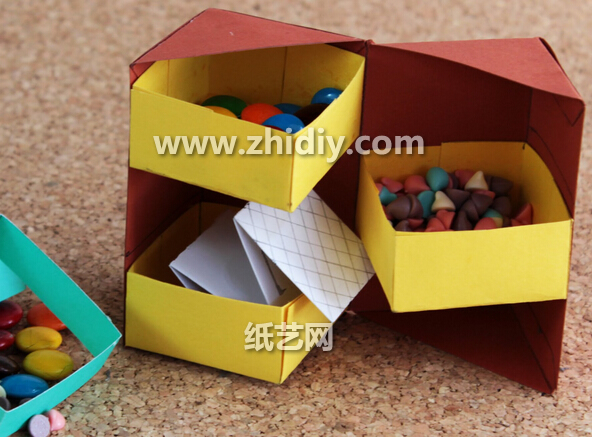 手工折纸收纳盒的折法教程教你如何制作出精美的折纸收纳盒