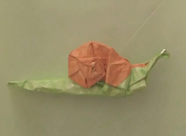 折纸蜗牛教你手工折纸蜗牛如何制作