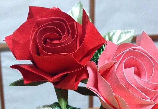 最新川崎玫瑰手工折纸教程教你折纸大全玫瑰大全折法