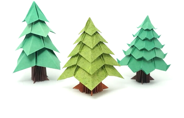圣诞树手工折纸教程教你圣诞节折纸圣诞树怎么做