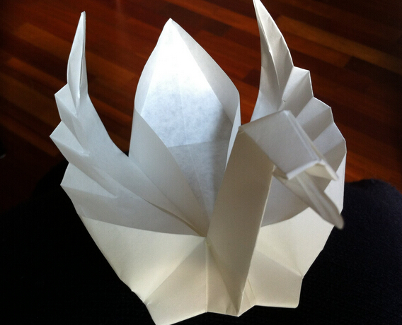 折纸千纸鹤天鹅手工折纸视频教程