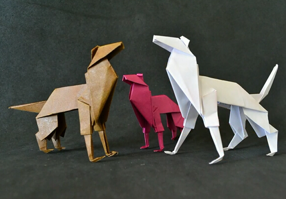 折纸小狗怎么做？仿真折纸小狗的详细折法教程