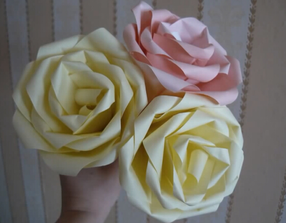 折纸玫瑰花手工制作方法教你如何制作手工玫瑰