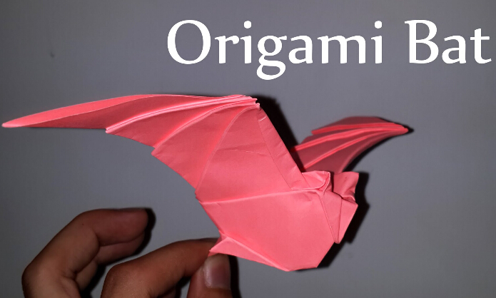 万圣节折纸蝙蝠手工制作DIY视频教程
