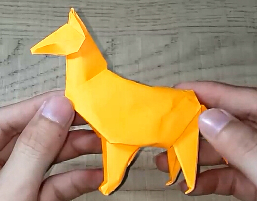 手工折纸狗|折纸狗视频教你学习折纸小动物大全