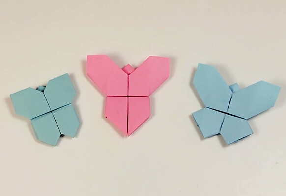 折纸蝴蝶教程教你3种简单的折纸蝴蝶如何制作