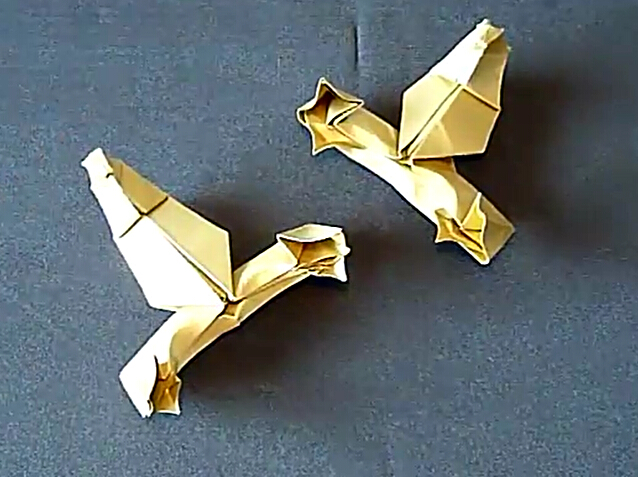 折纸蝎子手工折纸视频做法教程