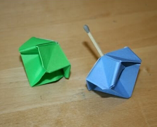 折纸陀螺的手工折纸大全教程
